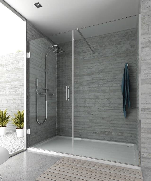 Mampara de ducha y bañera a medida Esbath EXF215IR