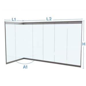 Mampara exterior Free L1-I